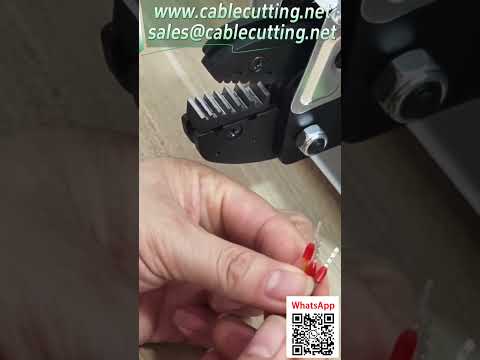 Terminal Crimping Machine - 0508 Tube Terminal Operation Demo