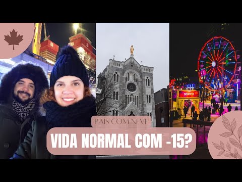 Como é morar em um PAÍS COM NEVE? | dia com neve no CANADÁ | vida normal num país com neve