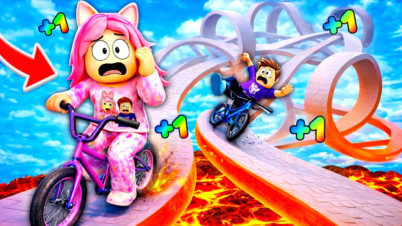 CURSA cu BICICLETA prin OBSTACOLE IMPOSIBILE!