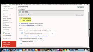 Coursework Overview and Providing Feedback to Students (Faculty)