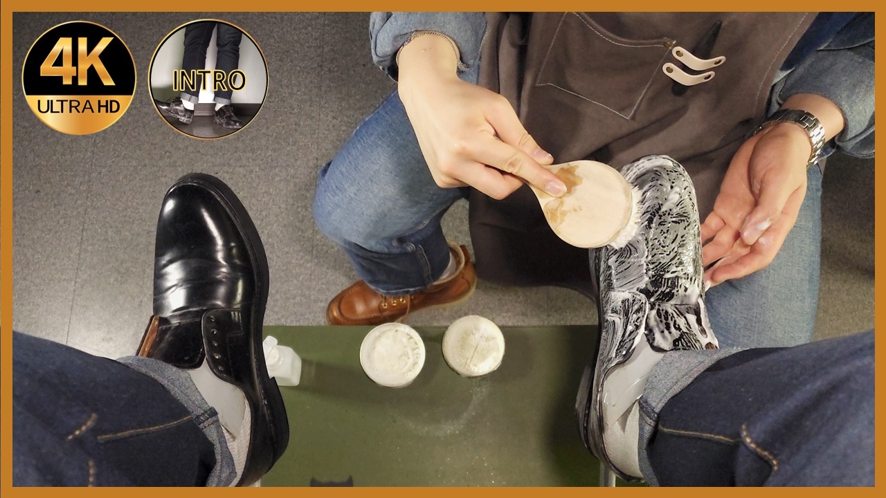 더비슈즈 구두닦이 ASMR 노토킹 롤플레이! Shoe Shine ASMR Roleplay: Your Personal Shoe Shiner