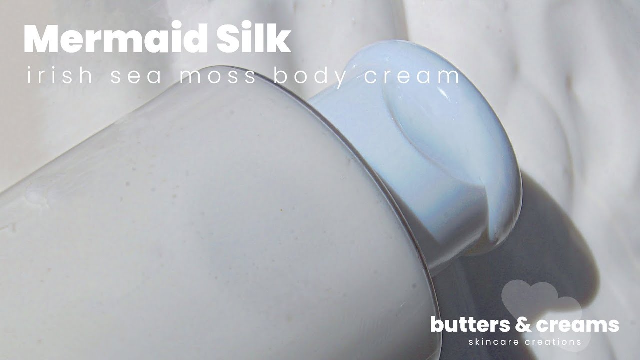 Mermaid Silk Irish Sea Moss Lotion (diy tutorial)