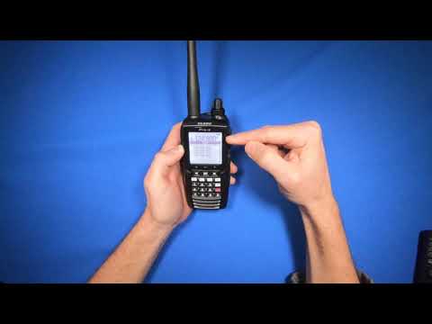 How to scan frequencies in the Yaesu Pro-X aviation radio (FTA-550