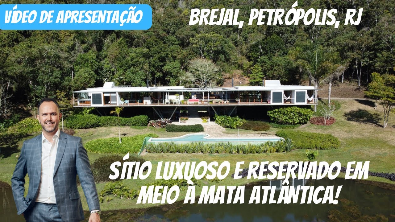 Sítio luxuoso à venda no Brejal, Petrópolis, RJ | Vídeo de apresentação