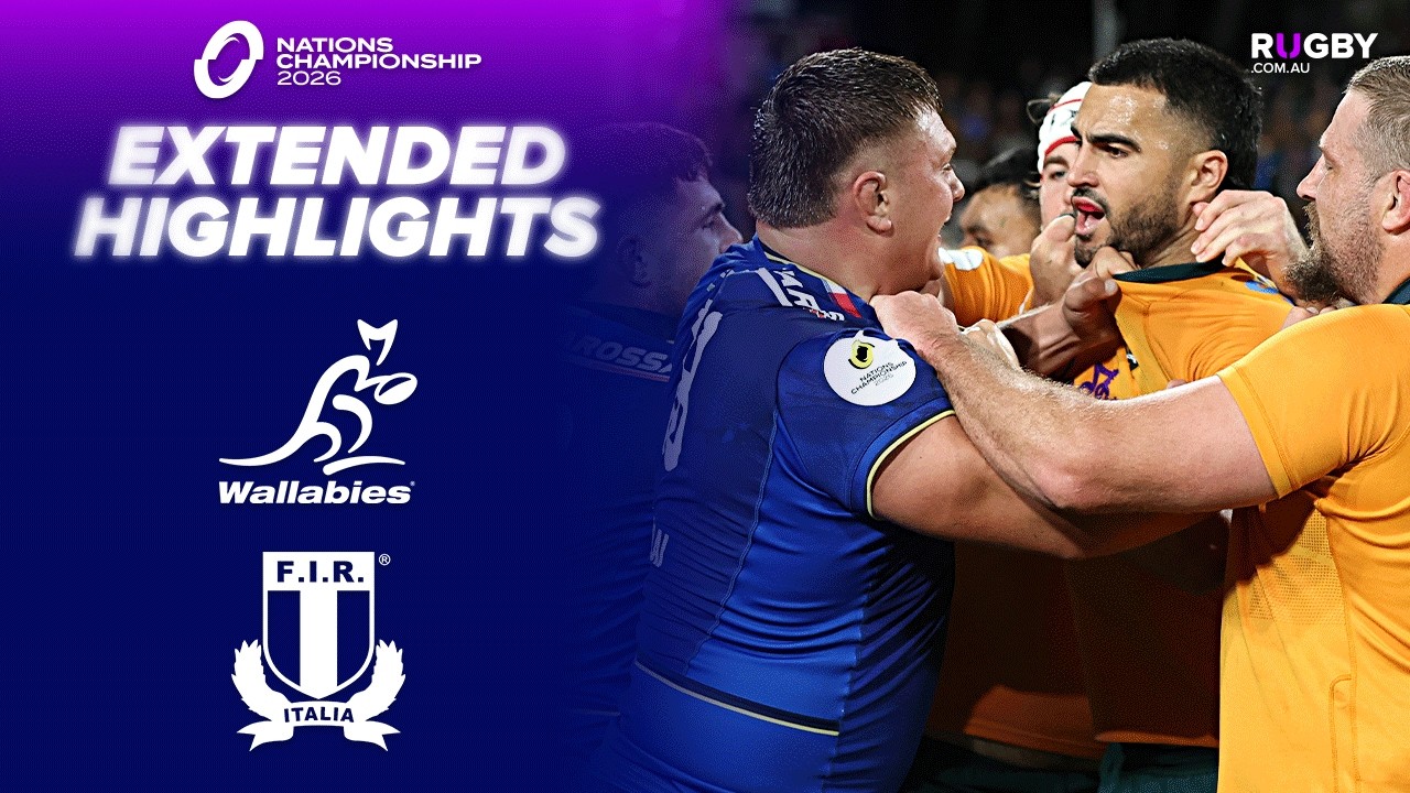 EXTENDED: Wallabies v Italy Highlights | Nations Championship | Round 3