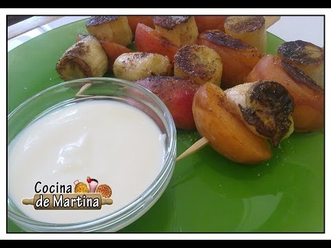Brochetas de fruta | Recetas de cocina | Cocina de Martina