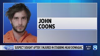 Suspect sought after 3 injured in stabbing near Dowagiac