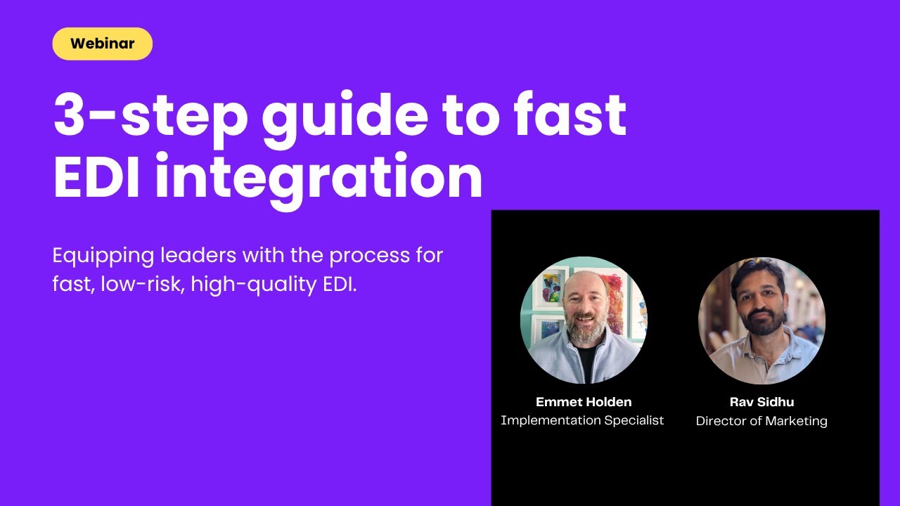 3 Step Guide to Fast EDI Integration - YouTube