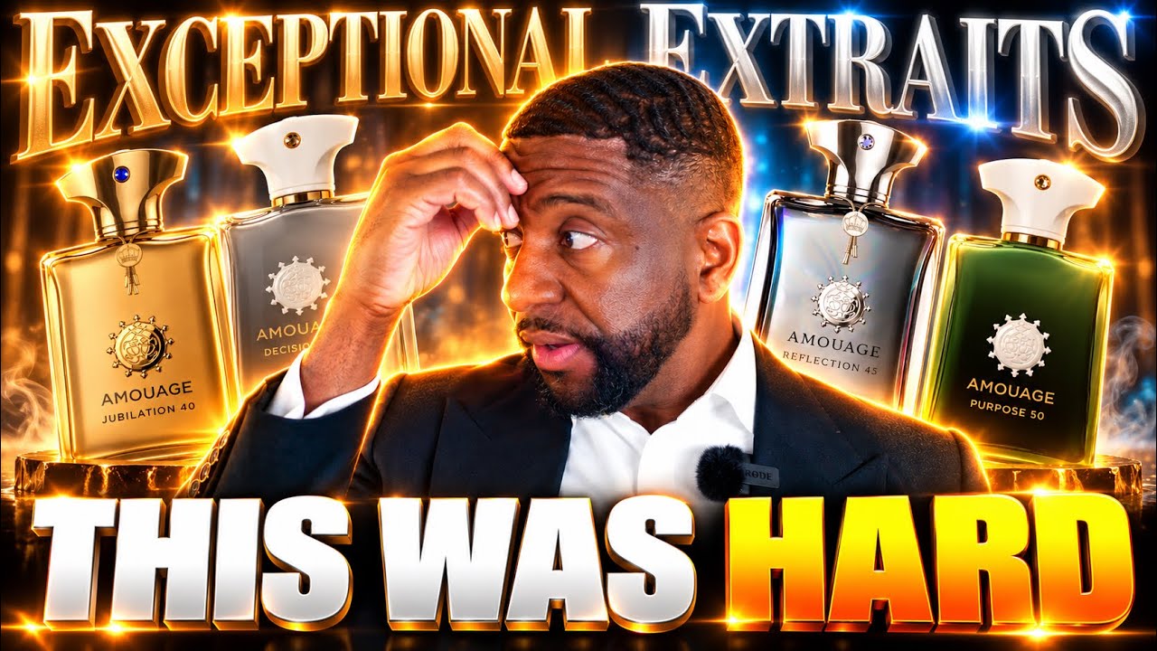 RANKING The Amouage EXCEPTIONAL EXTRAITS Collection - YouTube