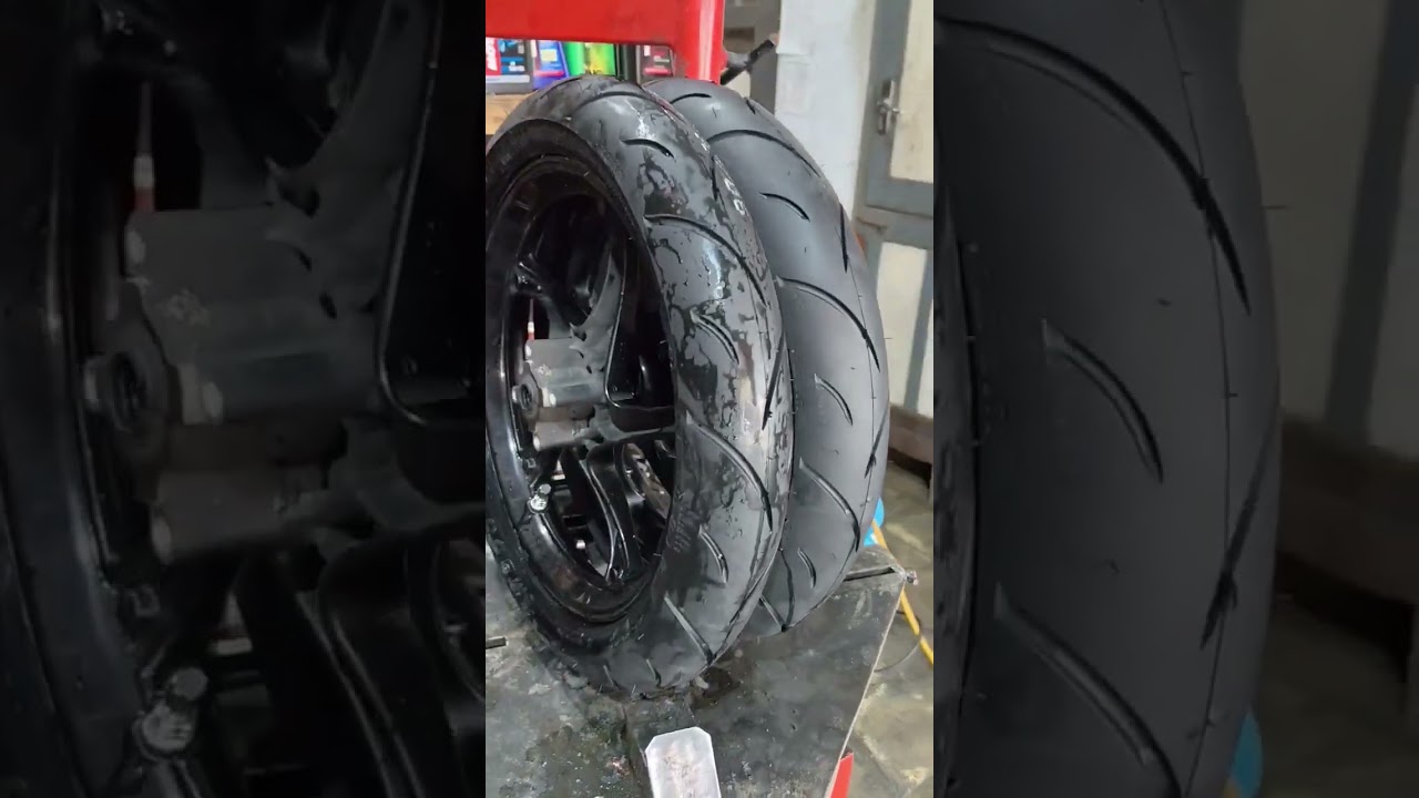 Makin cakep saja! VELG MIO STANDSR di pasang Ban TOMIMOTO TM 300 90/80-14 Rata