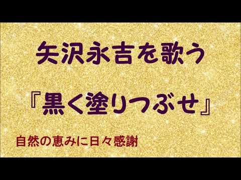 『黒く塗りつぶせ』／矢沢永吉を歌う_666　by 自然の恵みに日々感謝