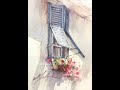 Lucca Window - Watercolor/Aquarela - Demo