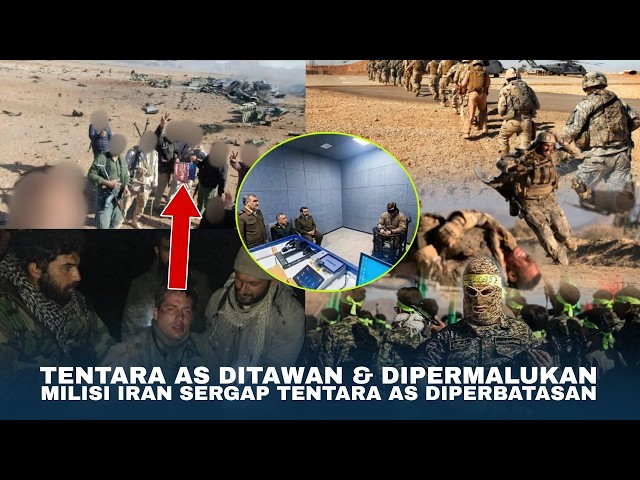 🔴DIPERMALUKAN! TENTARA AS DISERGAP MILISI IRAN DIPERBATASAN! PRAJURIT AS TEWAS SEBAGIAN DI TAWAN