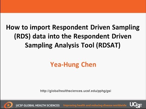BSS Data Analysis - Importing RDS data into RDSAT
