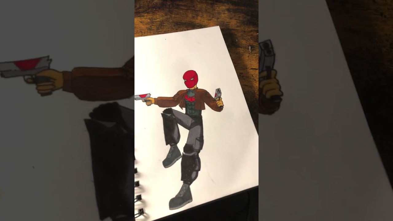 JASON TODD - RED HOOD drawing 
