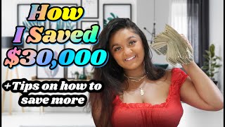 HOW I SAVED $30,000 IN 5 MONTHS: SAVE MONEY FAST: MONEY SAVING TIPS