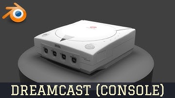 3D Modeling: Dreamcast Console - Full Video (Timelapse)