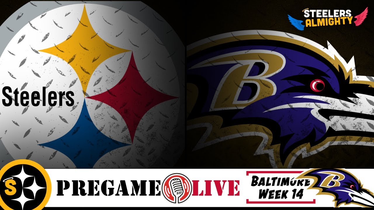 Pittsburgh Steelers vs Baltimore Ravens TAILGATE w Big B!!! | Week 14 | PREGAME LIVE