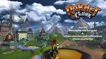 Ratchet & Clank 1 PS2 100% Playthrough Part 20 Planet Quartu PT2 Infobot Drek
