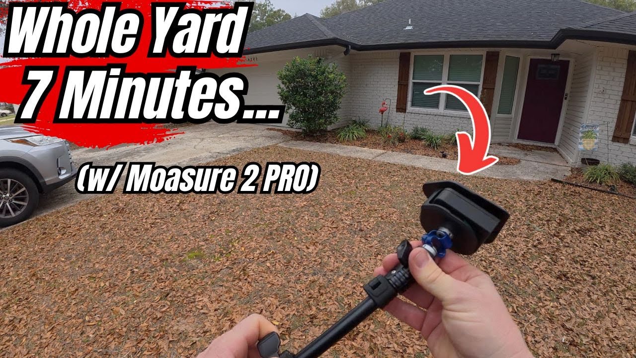 С помощью Moasure 2 PRO я составил карту этого двора за 7 минут.