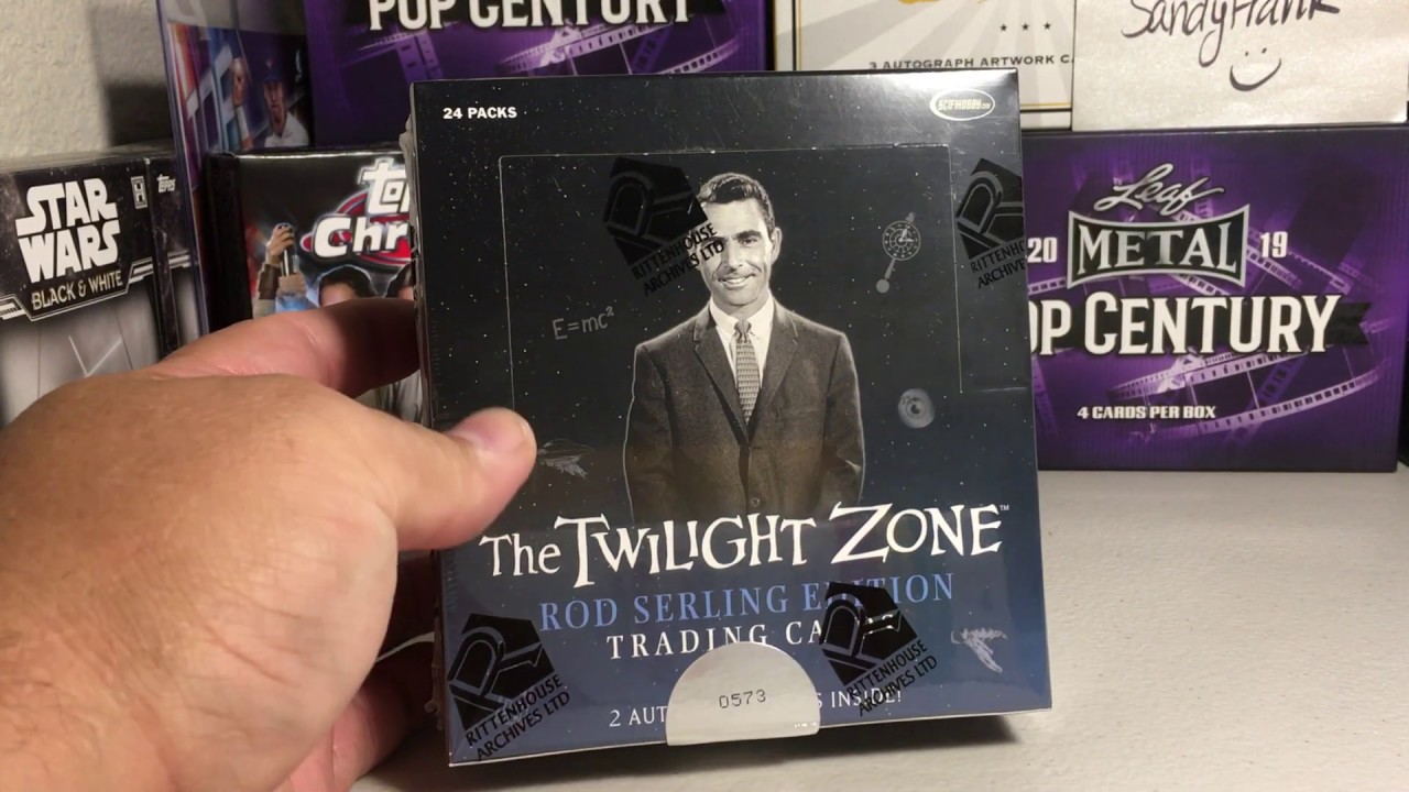 Opening a Hobby Box of Rittenhouse Twilight Zone Rod Serling Collection Cards!!