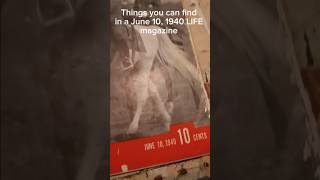 things you can find in a June 10, 1940 LIFE magazine #ww2 #history #1940s