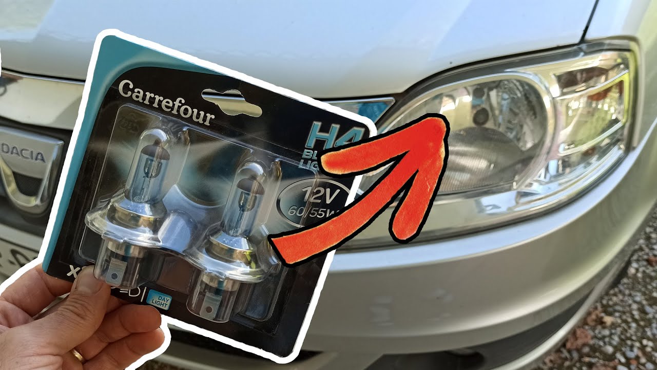 DACIA HEADLIGHT bulb Change ampoule de Feu de route croisement YouTube