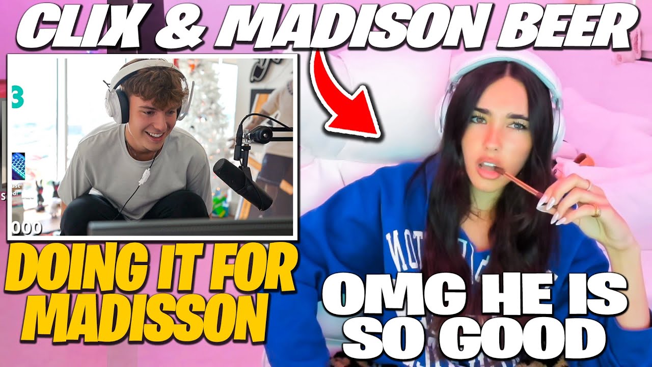 CLIX Shocked MADISON BEER With The Craziest Solo Clutch | Fortnite