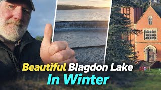 Beautiful Blagdon lake in Winter. North Somerset.