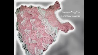 How to crochet| a baby dress/Tutorial Crochet Baby Dress all parts with volume 2403 screenshot 5