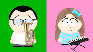 Me Playing The Tuba While Black Toad Playing Her Piano For -K9I