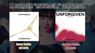 LE SSERAFIM "ANTIFRAGILE" - Korean vs Japanese Version | Comparison + Split Audio