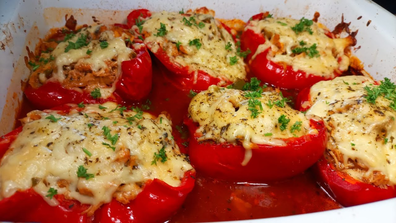 PIMIENTOS Rellenos de POLLO