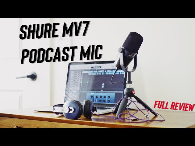 Shure MV7 🎙 Unboxing, Setup, Review (2022) 