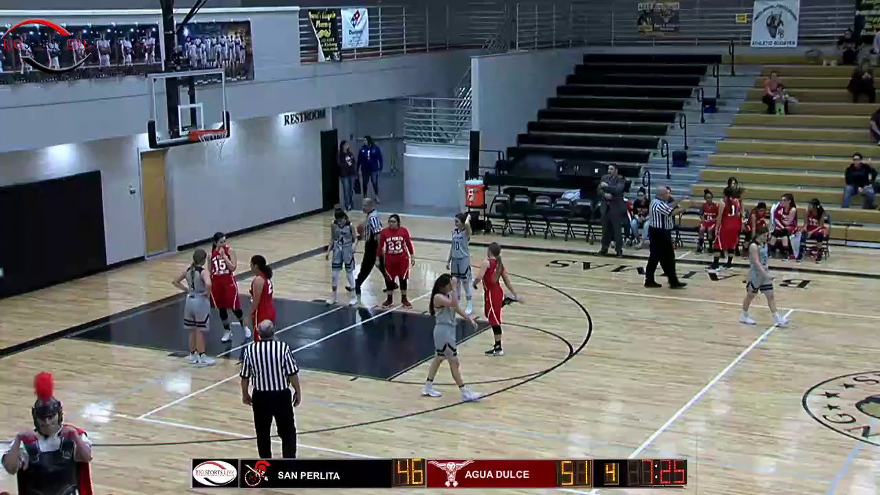San Perlita vs Agua Dulce Girls Playoff Basketball from Kingsvile King