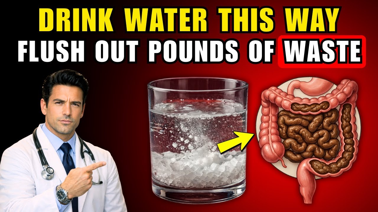 DRINK WATER This Way and Flush Out Gas and Waste Better Than Any Medicine