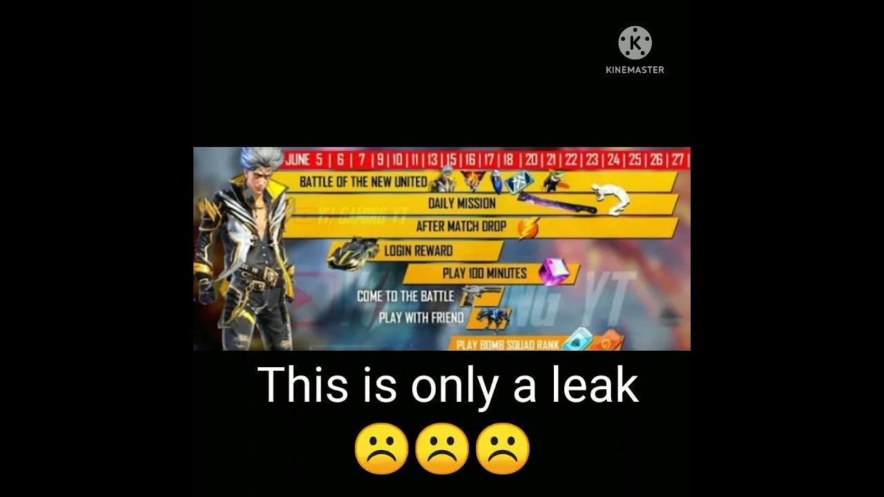 Rampage 4.0 Event Calendar 😍😍😍(FREE FIRE)