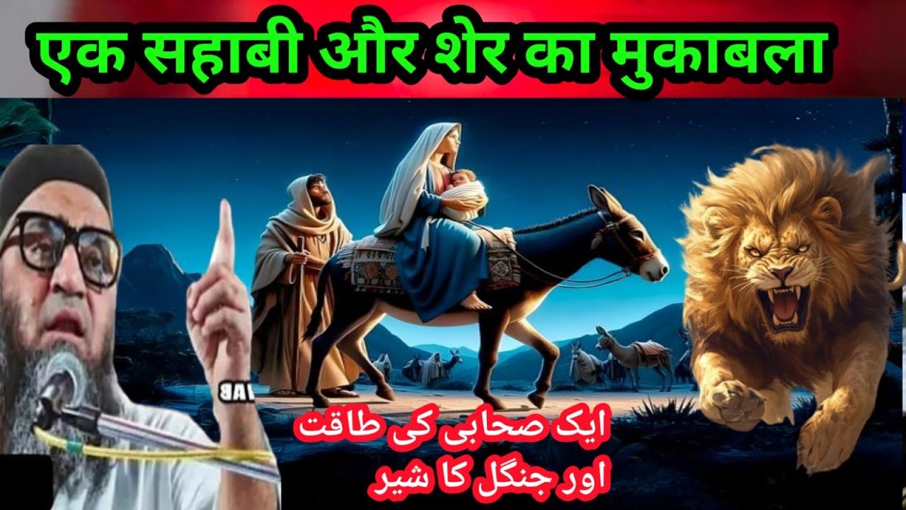 Ek sahabi aur Sher Ka mukabala अल्लाह की मदद कैसे आती है Qari Ahmed Ali Sahab ka bayan