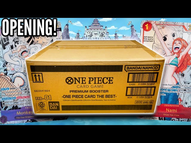 The BEST One Piece Premium Booster Box Case Opening! - YouTube