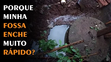 O que fazer quando a fossa enche de água?