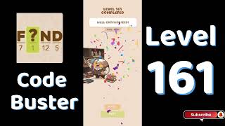 Code Busters Level 161 Walkthrough 🧩 | All Puzzle Solutions| Solutionguruji