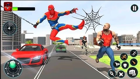 New Spider Man games - Android iOS gameplay , spider rope hero city game