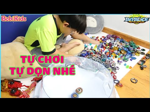 Video Vlog Tự Chơi - Tự Dọn Nhé | Beyblade Burst ベイブレードバースト - youtube