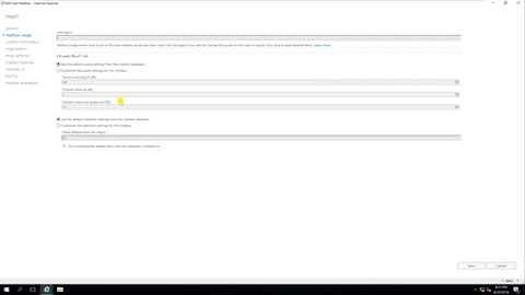 Customize the quota settings for mailbox database in Exchange 2019