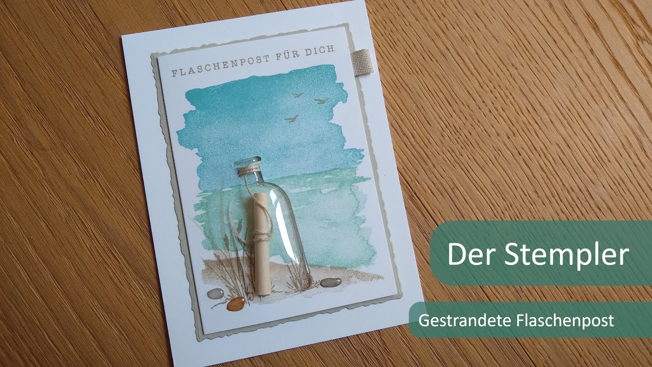 Gestrandete Flaschenpost | Der Stempler ~ Stampin Up!