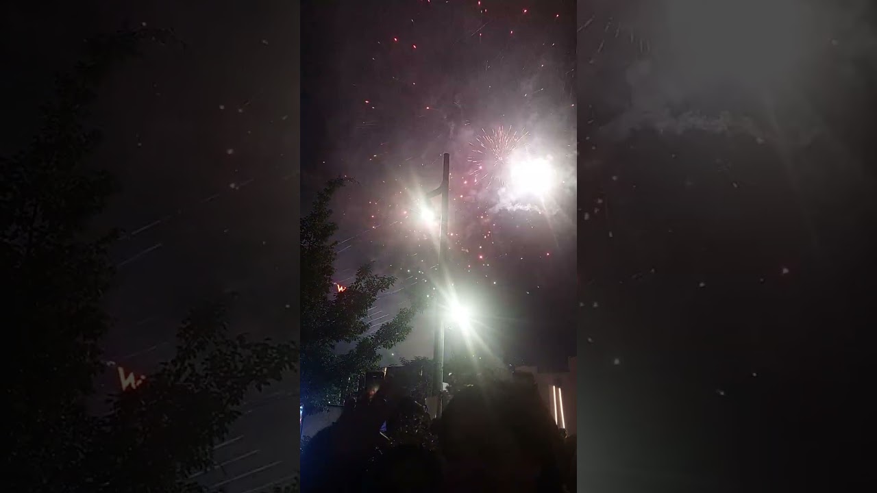 New year fireworks