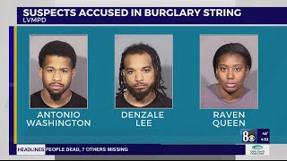 5 arrested in string of Summerlin burglaries: police