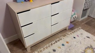Babyletto 6 drawer dresser review in toddler room