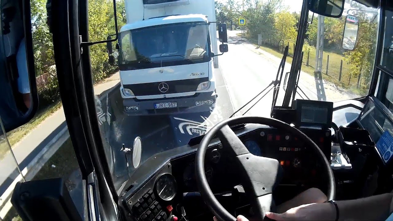 98E busz II. BKV. Ikarus Ik260 (Cockpit View) Budapest.