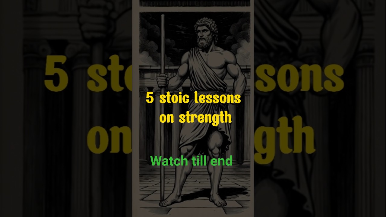 5 Stoic Lessons on Strength | Timeless Wisdom for Inner Power 
